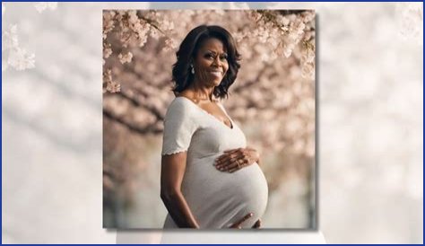 Unforgettable Maternity Moments: Michelle Obama's Radiant Photos